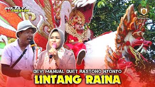 LINTANG RAINA - VOC: DEVI MANUAL FEAT NYONYO || SINGA DEPOK ANGGA PUTRA || SANTING BLOK KARANGTURI