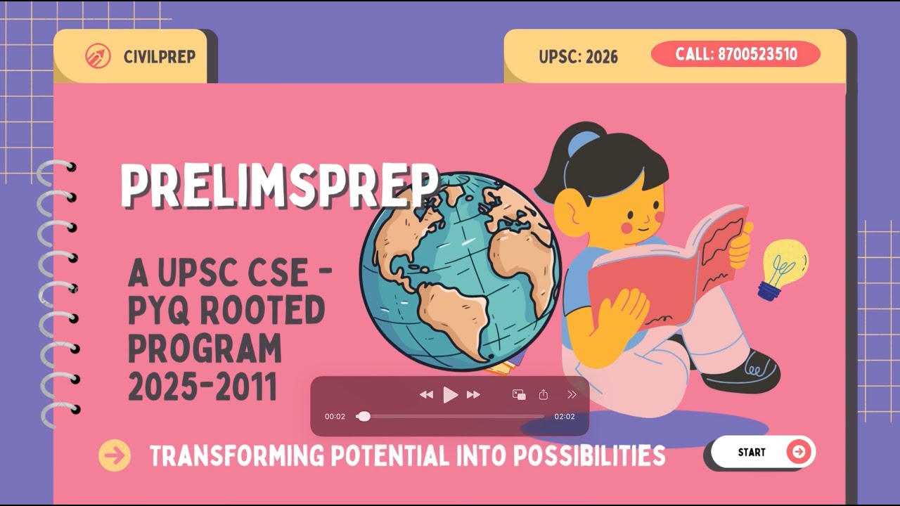 PrelimsPrep: A PYQ Rooted Prelims Program 