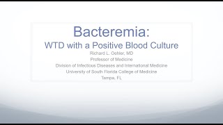 What to Do With a Positive Blood Culture
