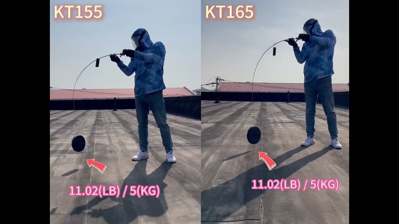 🔥🦑5KG Text！ROLL FISH 1.55/1.65M Titanium Alloy Tip Octopus Squid Fishing Rod