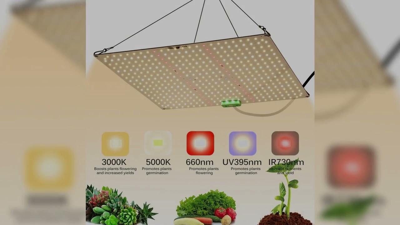 A must-have product! Adjustable Full Spectrum LED Growth Lamp For Greenhouse Hydroponic Plant Grow