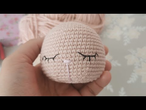How to make  simple embroidered  sleep eyes? Basit bir şekilde uykucu göz işleme nasıl yapılır?