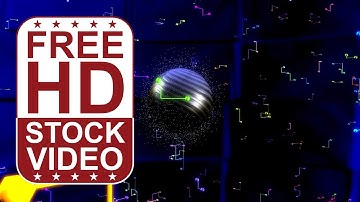 Free Stock Videos - abstract blue hi-tech digital technology business background