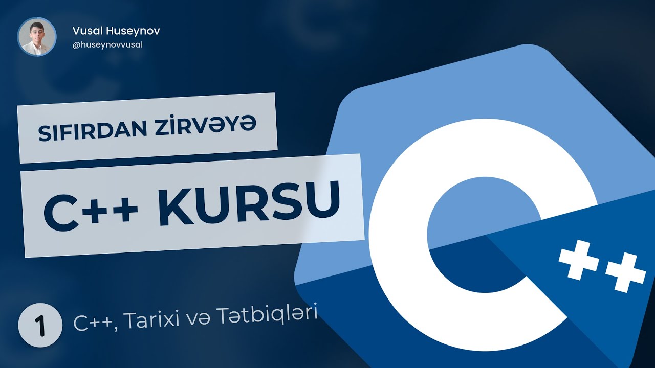 ⚙️ C++ Proqramlaşdırma Dərsləri #1 - C++ Nədir? Tarixi və Tətbiqləri ...