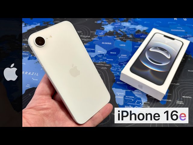 iPhone16e 箱付き Apple iPhone 16e - Unboxing and Hands-On - YouTube