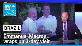 'Bromance' getaway: French President Emmanuel Macron wraps up 3day Brazil visit • FRANCE 24