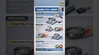 Fineness Test of cement -90micron#cement#Buildingmaterial#construction#civilengineering