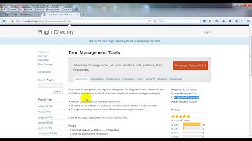 How to merge tags and change/switch the taxonomies in WordPress