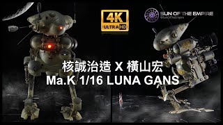 核誠治造 X  横山宏 Earnestcore craft Ma.K 1/16 LUNA GANS Open Box Q.Review 97