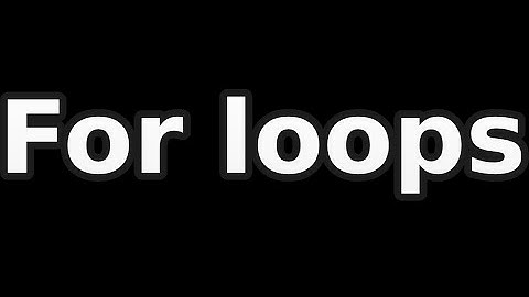 QBASIC For Loops