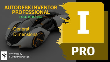 13 - General Dimensions | Sketch Concepts | Autodesk Inventor Pro Tutorial