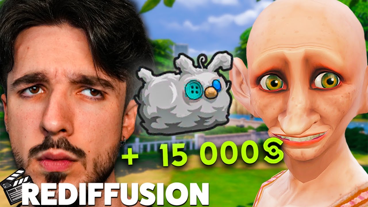 🎬 REDIFFUSION : Construire une maison qu'avec la POUSSIÈRE (vous êtes pas prêt 🤫) | SIMS 4