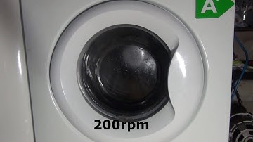 Pro Action A105QW Washing Machine : Wool Cycle : Final spin 600rpm (Pt 3/3)