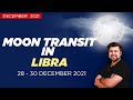 Moon Transit Series || Moon Transit in Libra || 28 - 30 December 2021 || Analysis by Punneit