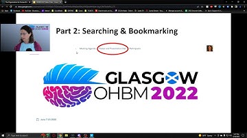 OHBM 2022 Virtual Platform Walk Through - Content Search and Author Interaction