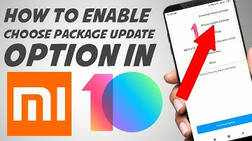 How To ON *Choose Package Update* Additional option In MIUI 10 | Poco F1, Redmi Note 5/5Pro