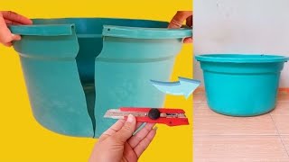 Celebrity Don't throw away a broken bucket | Creative Repairing a broken bucket to make it more useful Profile