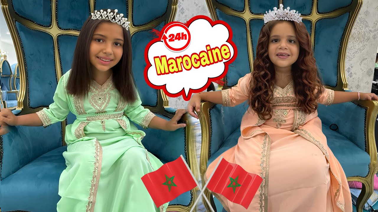 24 heures, On s’habille comme des marocaines et on mange comme des marocaines  🇲🇦