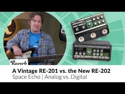 BOSS' New RE-202 Space Echo vs. a Vintage RE-201 | Analog vs. Digital