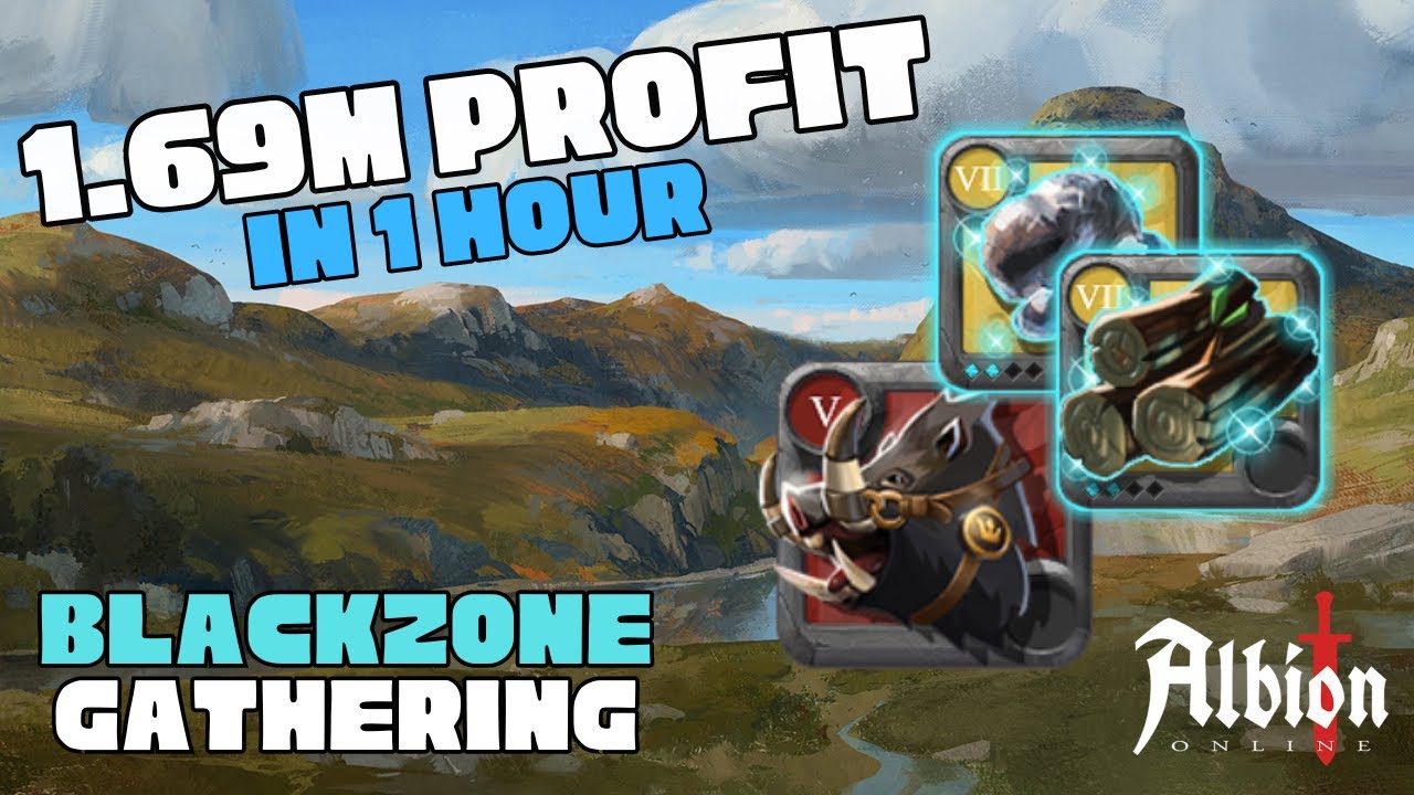 Black Zone Gathering Albion Online YouTube