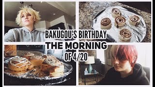 Bakugou’s Birthday — The Morning of 4/20 (Todobaku)