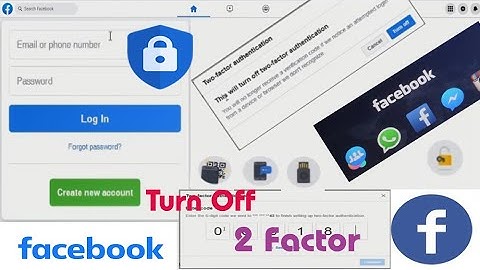 How to Turn Off two Factor on Facebook