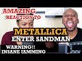 Amazing reaction to metallica  enter sandman official music