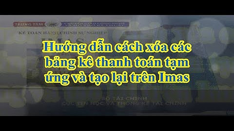 Bài tập báo cáo thanh toán tạm ứng