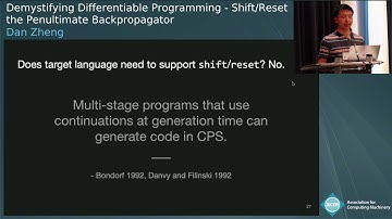 Demystifying Differentiable Programming - Shift/Reset the Penultimate Backpropagator