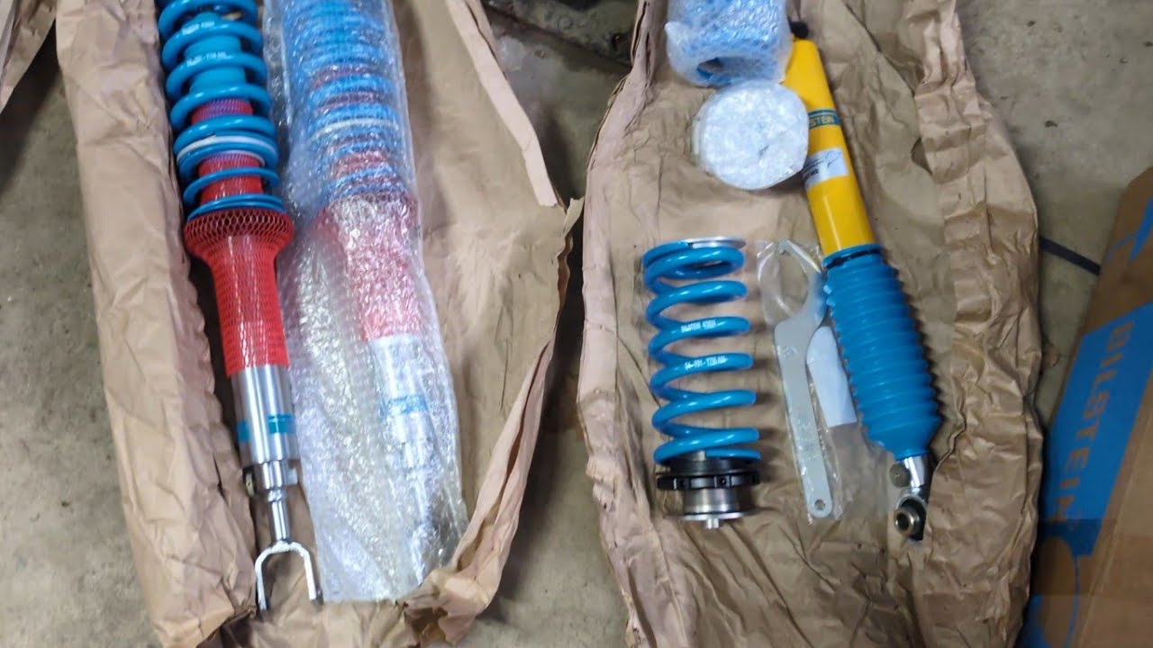 Bilstein B16 PSS9 coilovers installation on an Audi B7 RS4