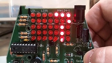 Velleman rolling display kit character set