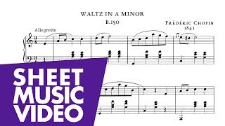 Video thumbnail of "Chopin Waltz in A minor No. 19 - B.150"
