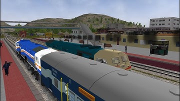 RESCUE PYTHON FREIGHT  || Indian Railway in MSTS OPEN RAIL ||