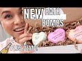 PACKAGING AND LABELLING HEART SHAPED BATH BOMBS | plus fizz demo