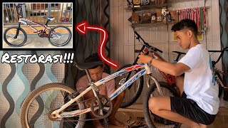 RESTORASI Sepeda BMX Rusak Parah Punya Fans Haymin