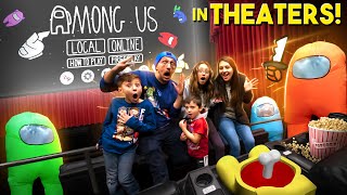 AMONG US @ the MOVIE THEATERS! Gameplay + Hide and Seek + Real Life Cosplay (FGTeeV)