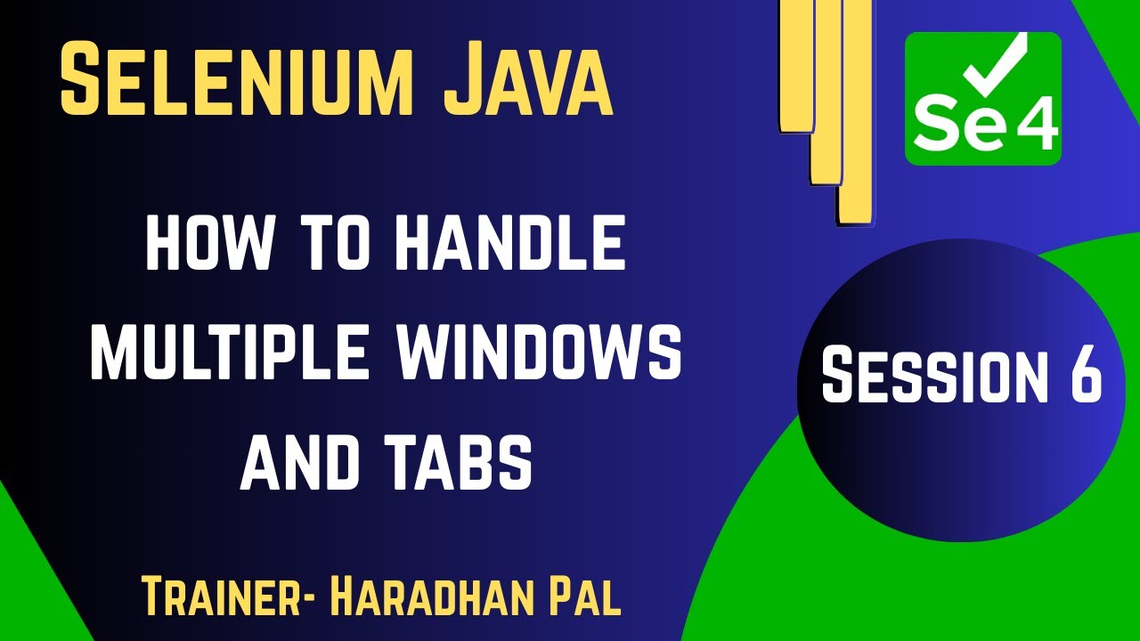 How to Handle Multiple Windows and Tabs: Selenium with Java–S#6 