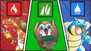Pokémons Holy Trinity of Fire, Water & Grass