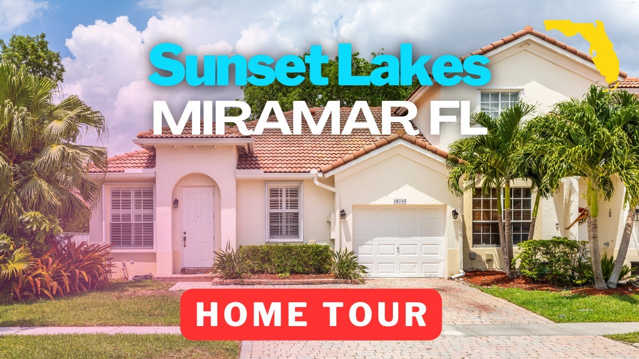 Home Tour Stunning Corner Townhouse in Sunset Lakes, West Miramar