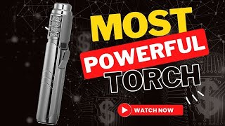 1800℃ Jet Torch Lighter Review! Butane Refillable/ Adjustable Flame/ Flame Lock
