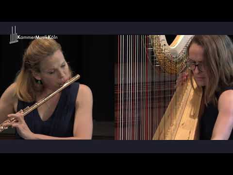 William Alwyn : Naiades Fantasy Sonata for Flute and Harp - Alja Velkaverh, Antonia Schreiber