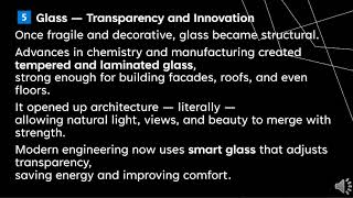 Materials that Revolutionized Construction