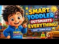 Smart Toddler Outsmarts Everyone! 😂Funny Cartoon Adventure Compilation | Kids Fun TV Official #viral
