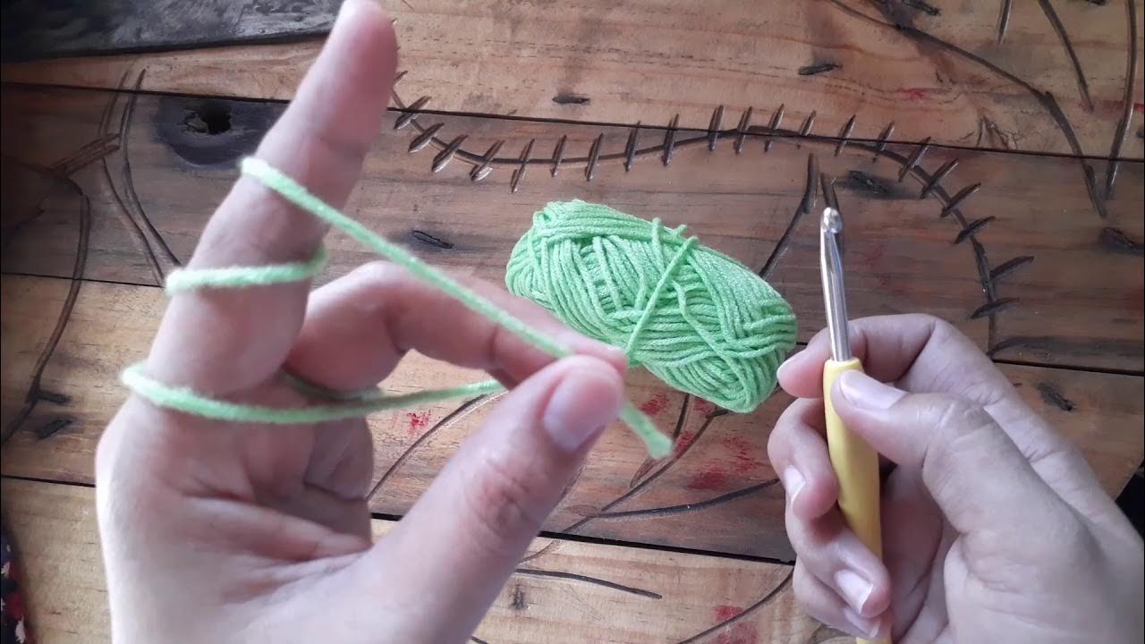 Crochet for Beginners How to make Chain Stitches.Tagalog. YouTube