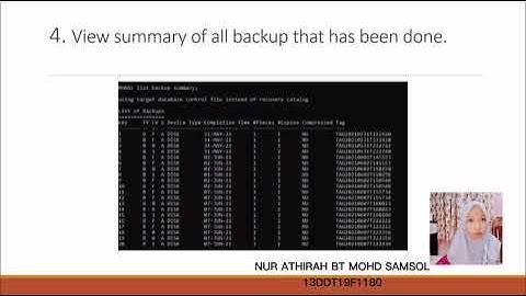 Presentation Case Study 2 Database Administration