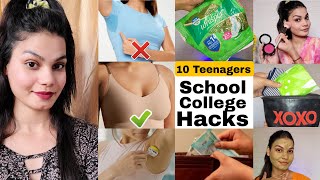 10 Teenager School / College Girls Lifestyle & Beauty Hacks ✅️ Every Girl Must Know