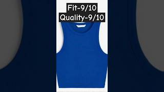Basic Blue Tank Top From Meesho