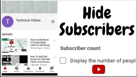 How to Hide Subscribers On Youtube 2024 | Subscribers Hide Kaise Kare in 2024 | hide subscriber 2024