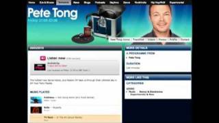 Pete Tong plays In The Air (Grum Remix) on his world famous BBC Radio 1 weekly show