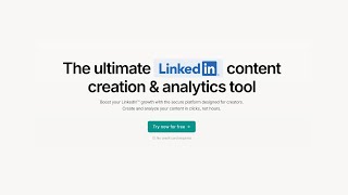 Plan, Write &amp; Analyze LinkedIn Posts | AuthoredUp Walkthrough